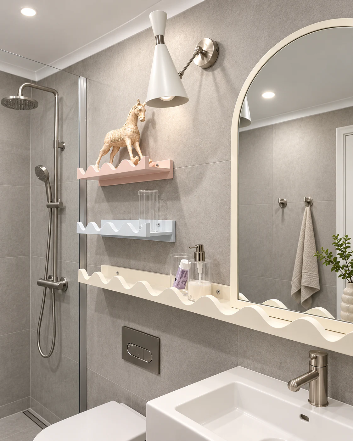 Muhtelif İç Mimarlık banyo uygulaması