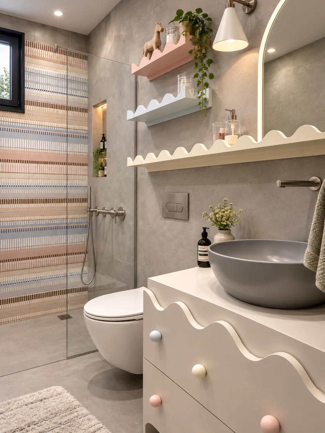 Muhtelif İç Mimarlık banyo uygulaması